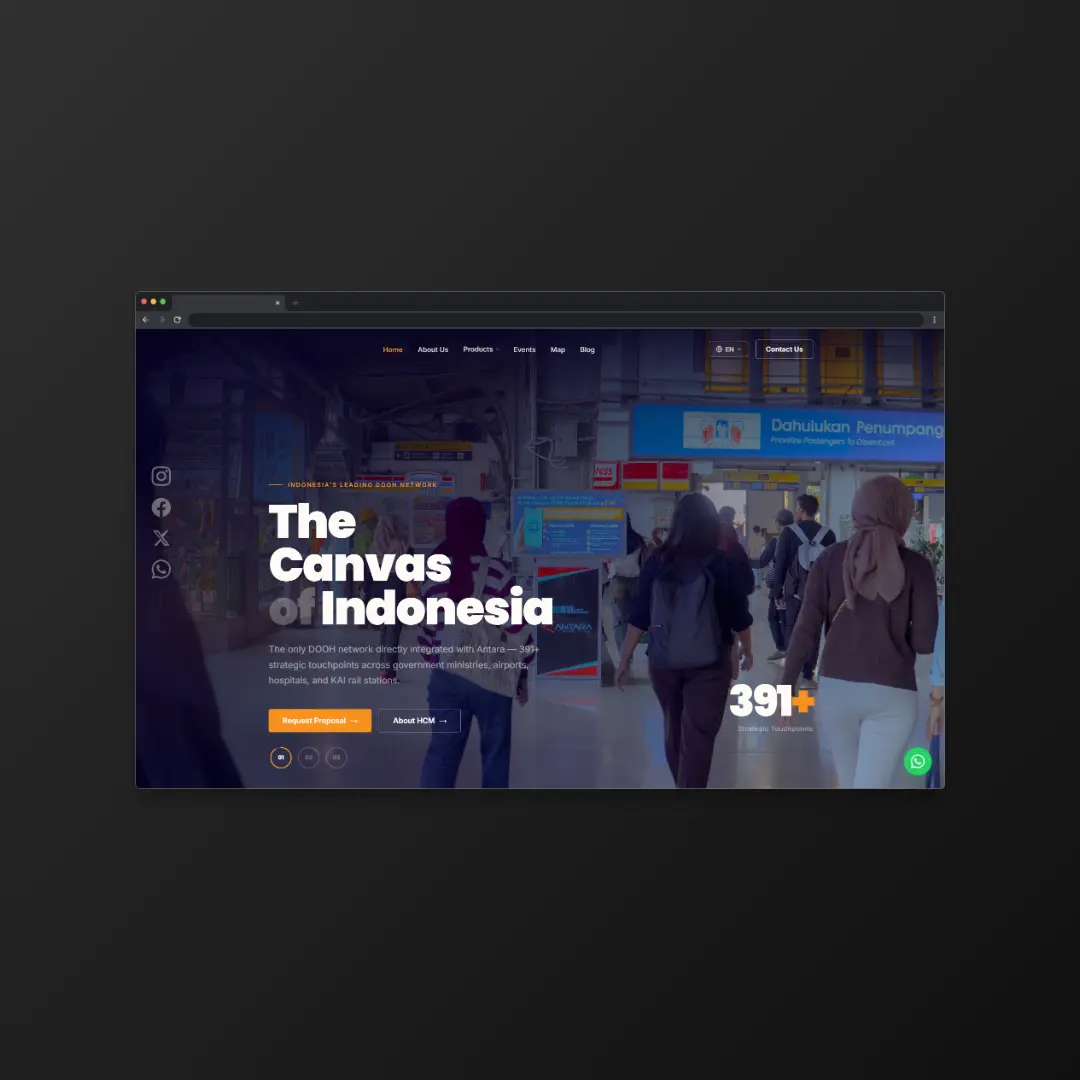 Advertising & Media Agency Website