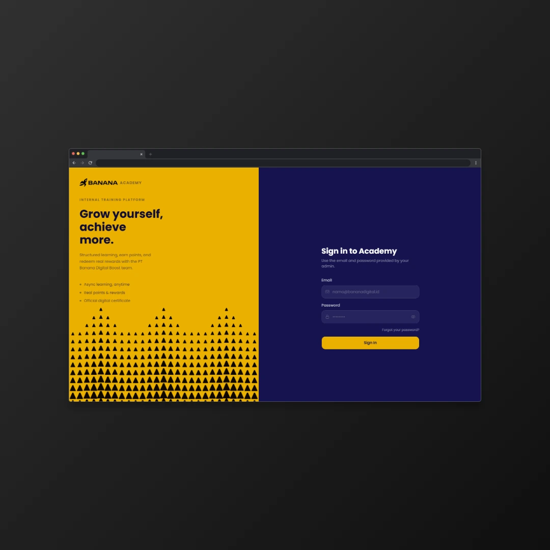 Banana Academy — Internal LMS