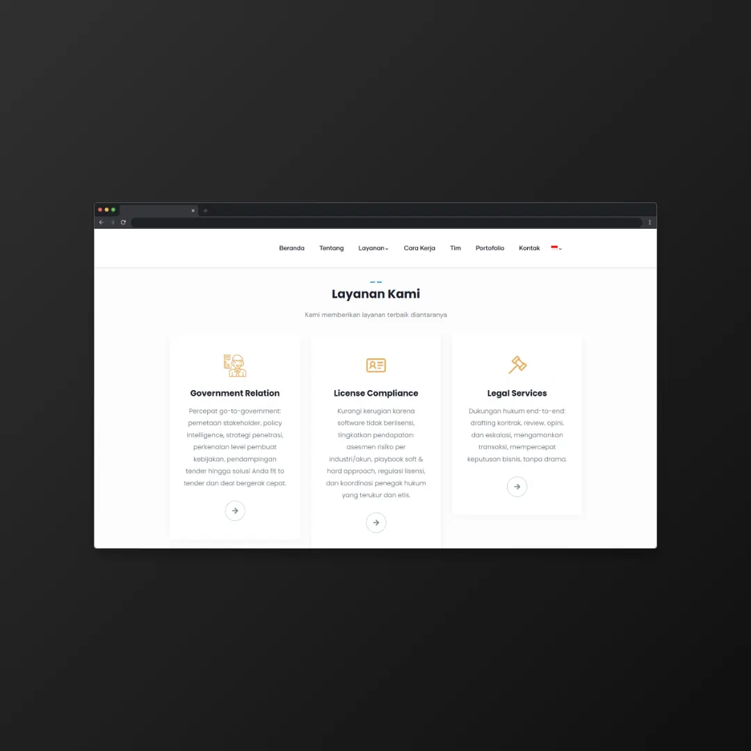 Technology Consulting Website