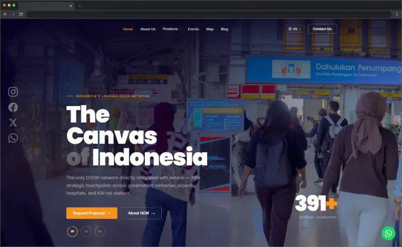 Advertising & Media Agency Website