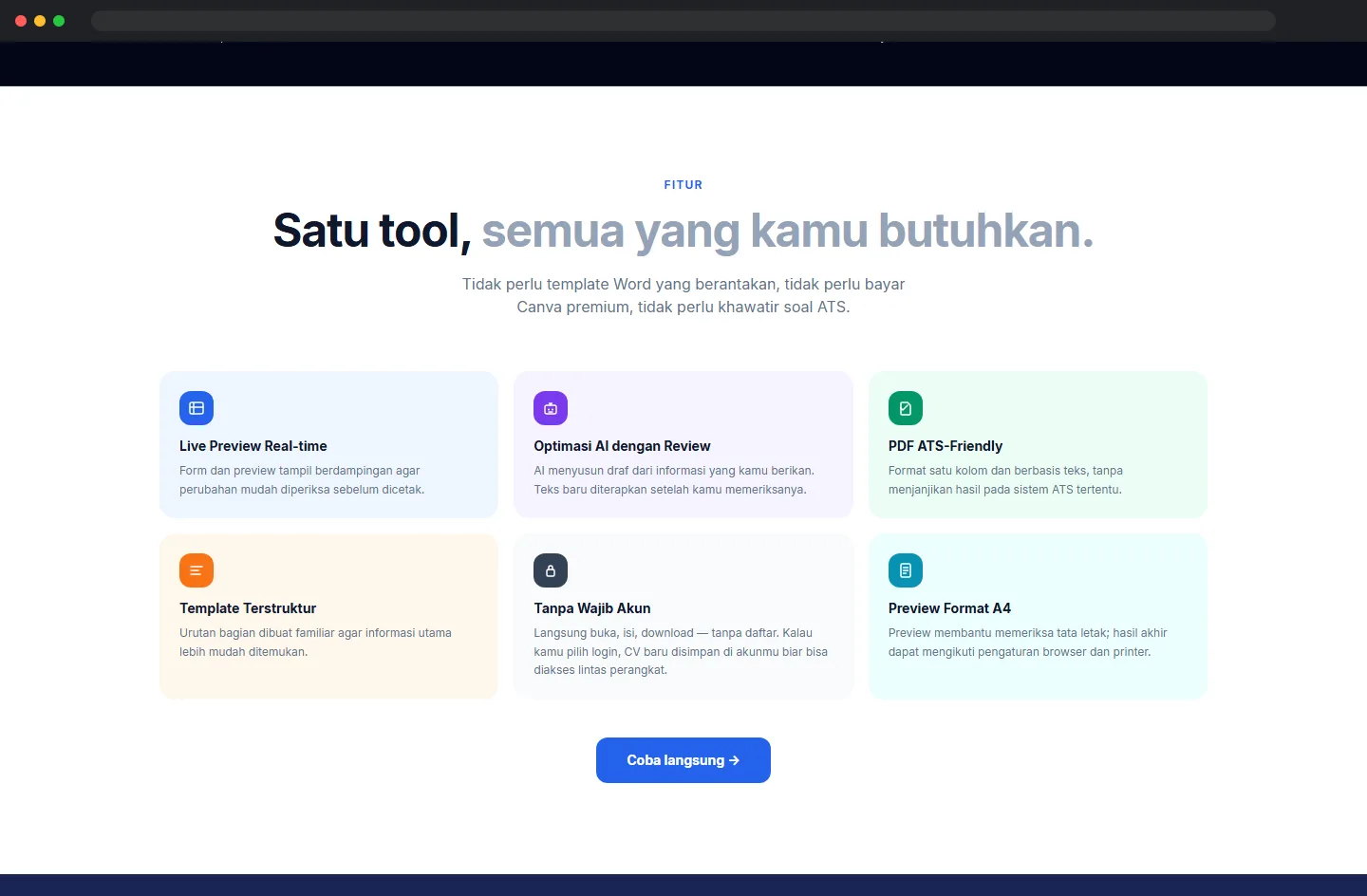 Feature overview
