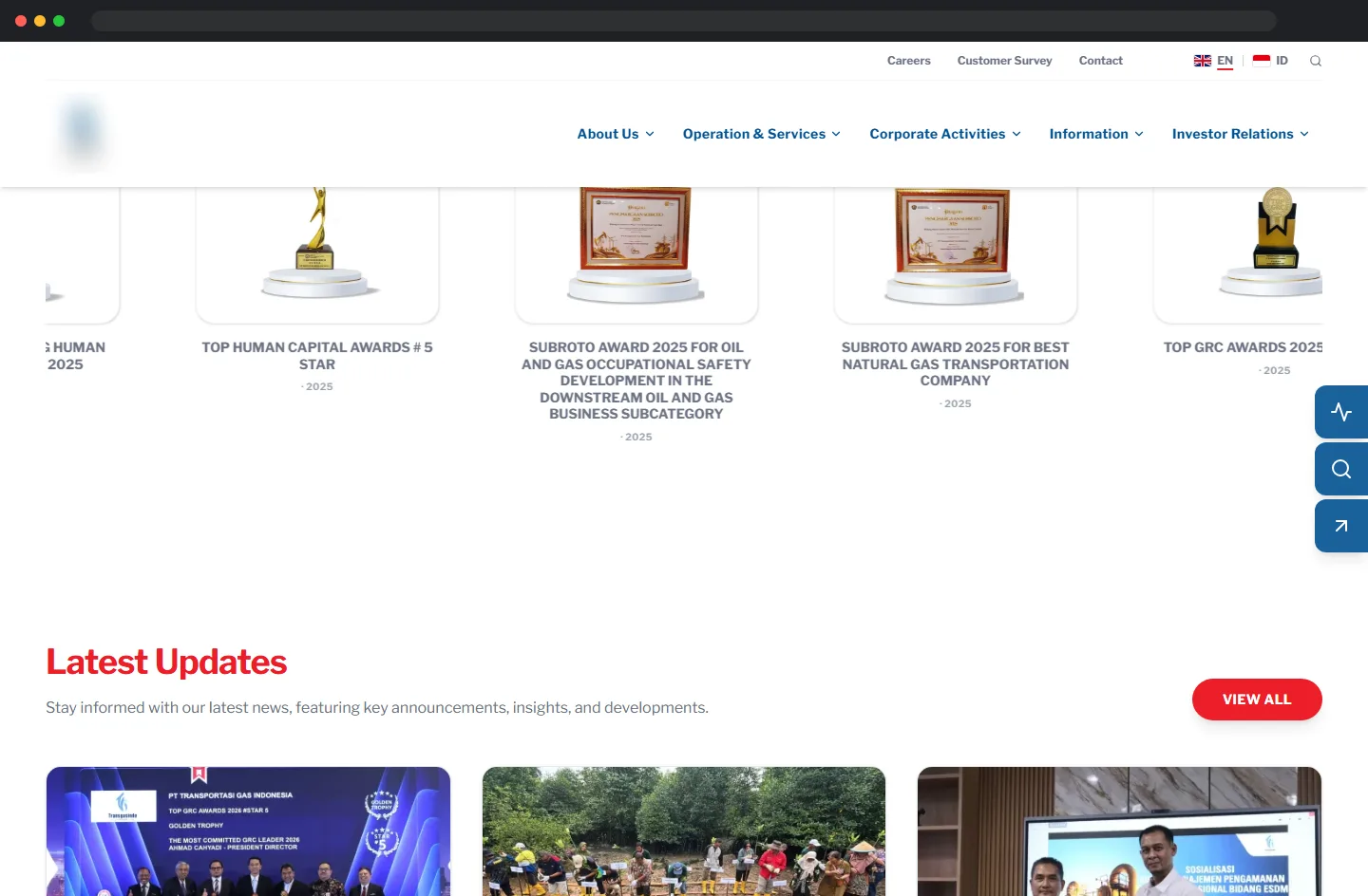 Awards and the latest company updates