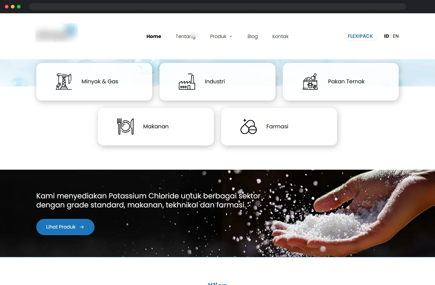 Products organized by industry sector