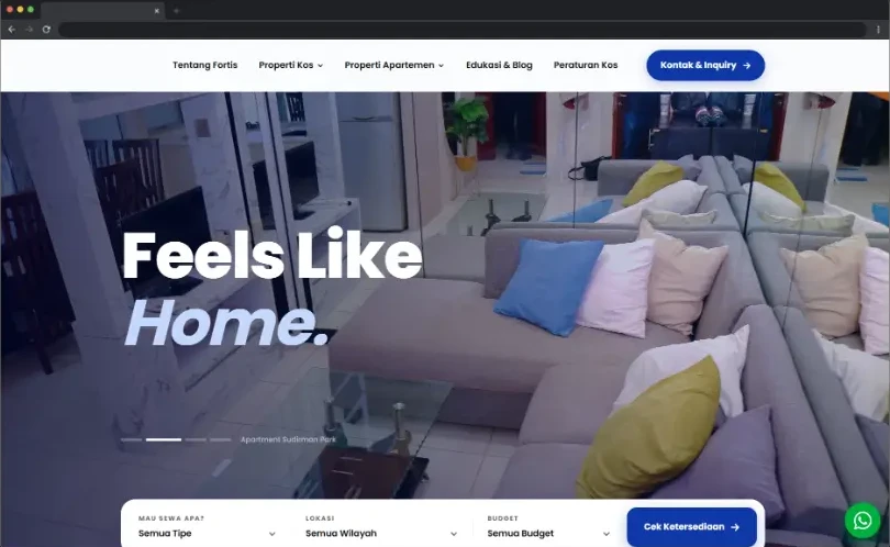 Property & Boarding House Rental Website