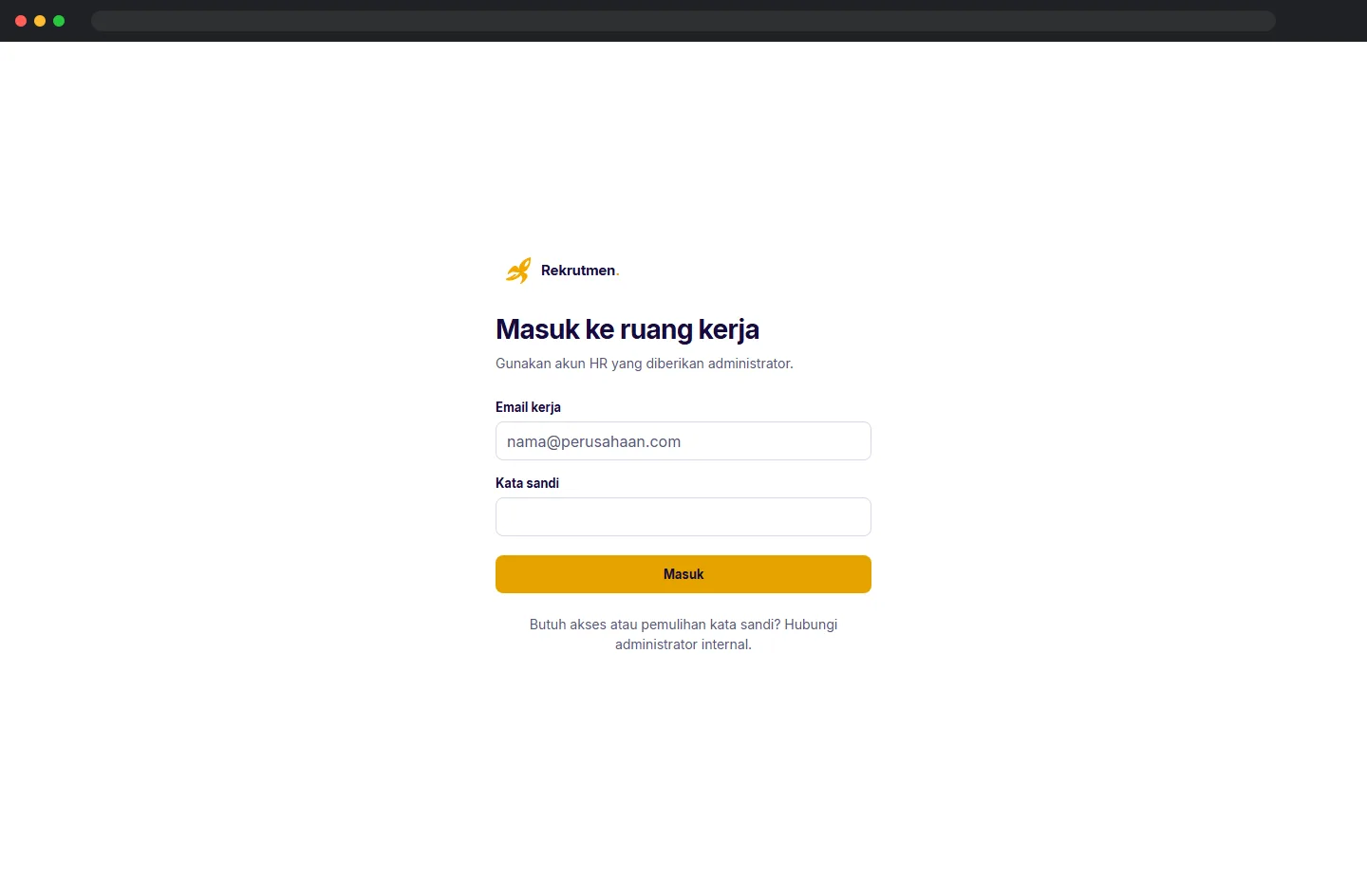 Rekrutmen Cepat — Applicant Tracking System