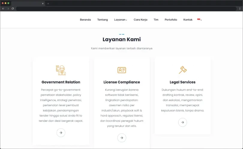 Technology Consulting Website